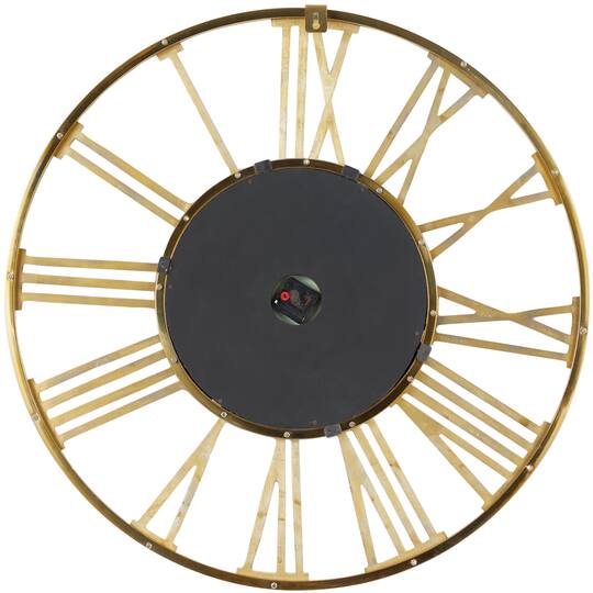Aluminum Open Frame Geometric Wall Clock